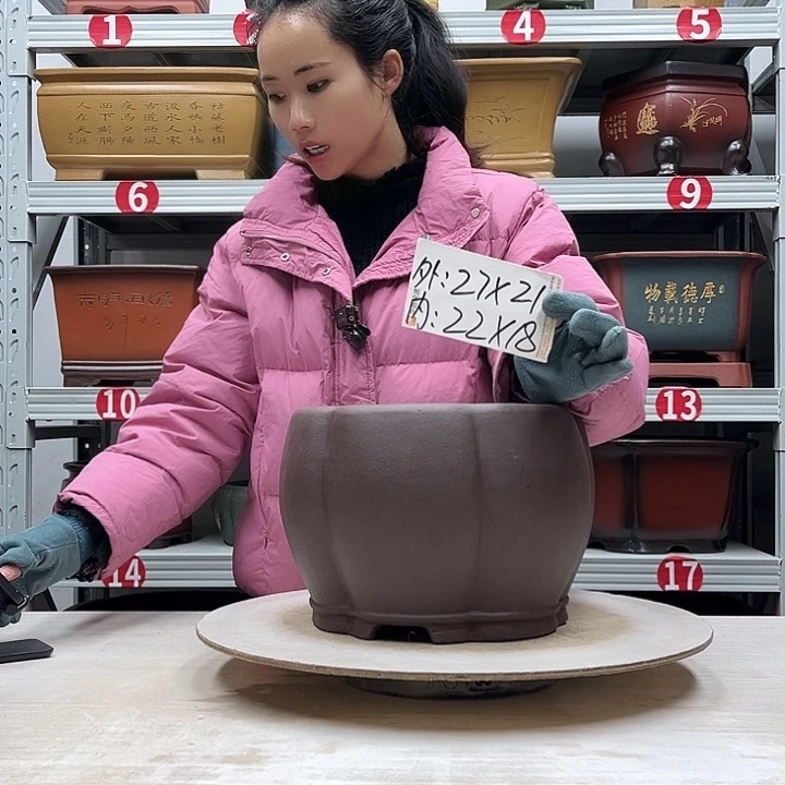 紫砂花盆紫砂花盆