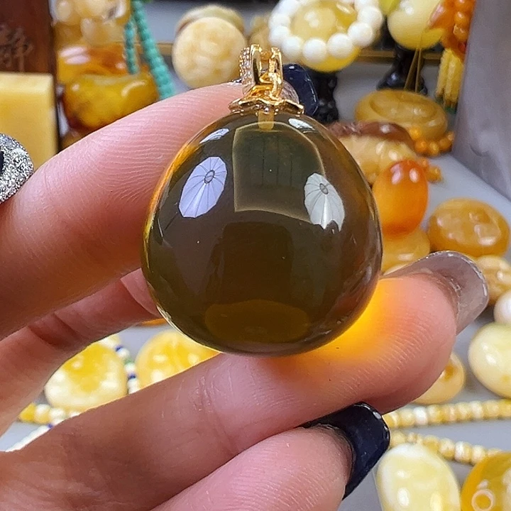 蜜蜡颈饰未镶嵌蜜蜡