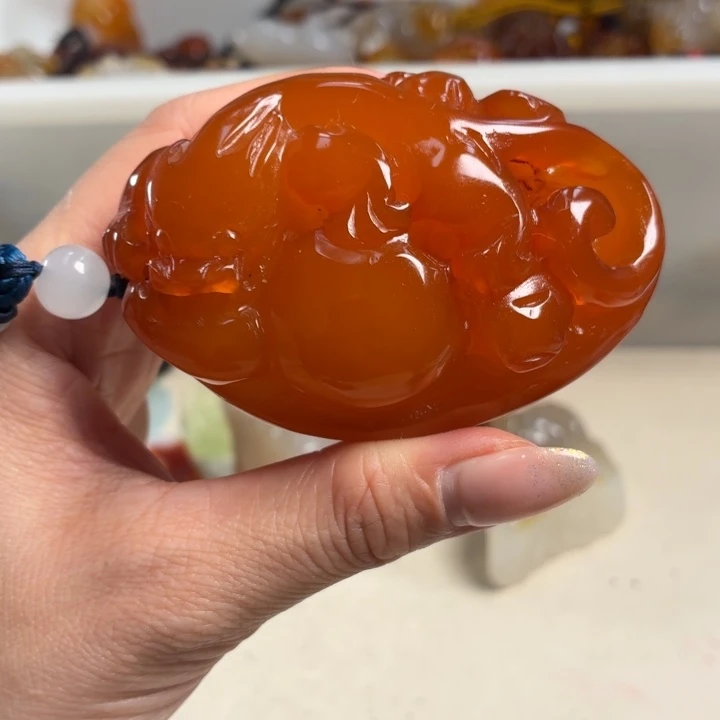 玛瑙/玉髓未镶嵌吊坠(不含链)