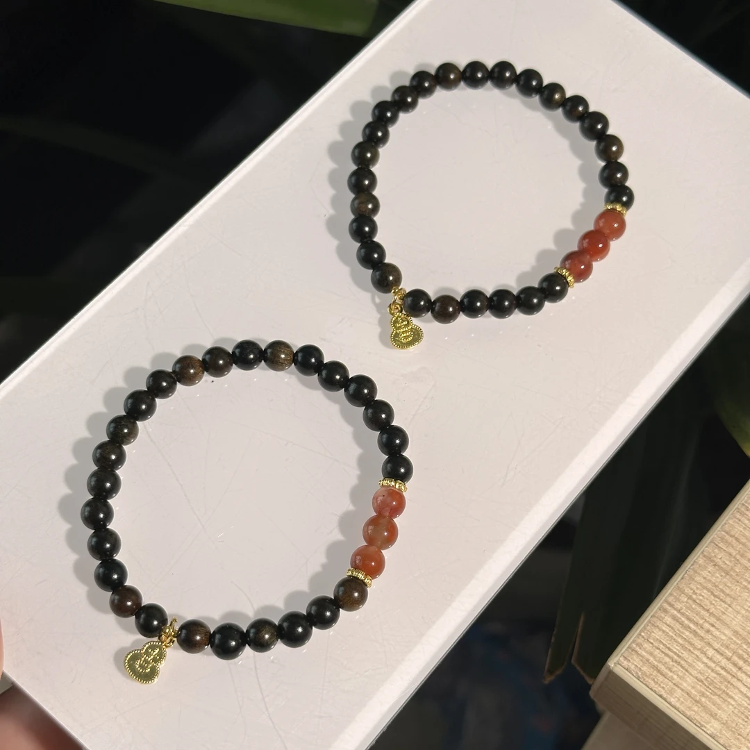 C117 天然南红手串 多样性发其一