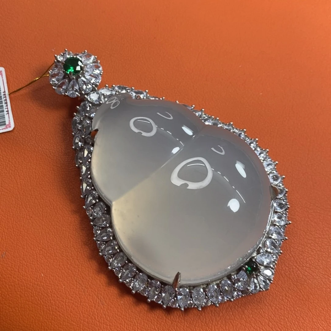 石英质玉葫芦银S925镶嵌驻****司