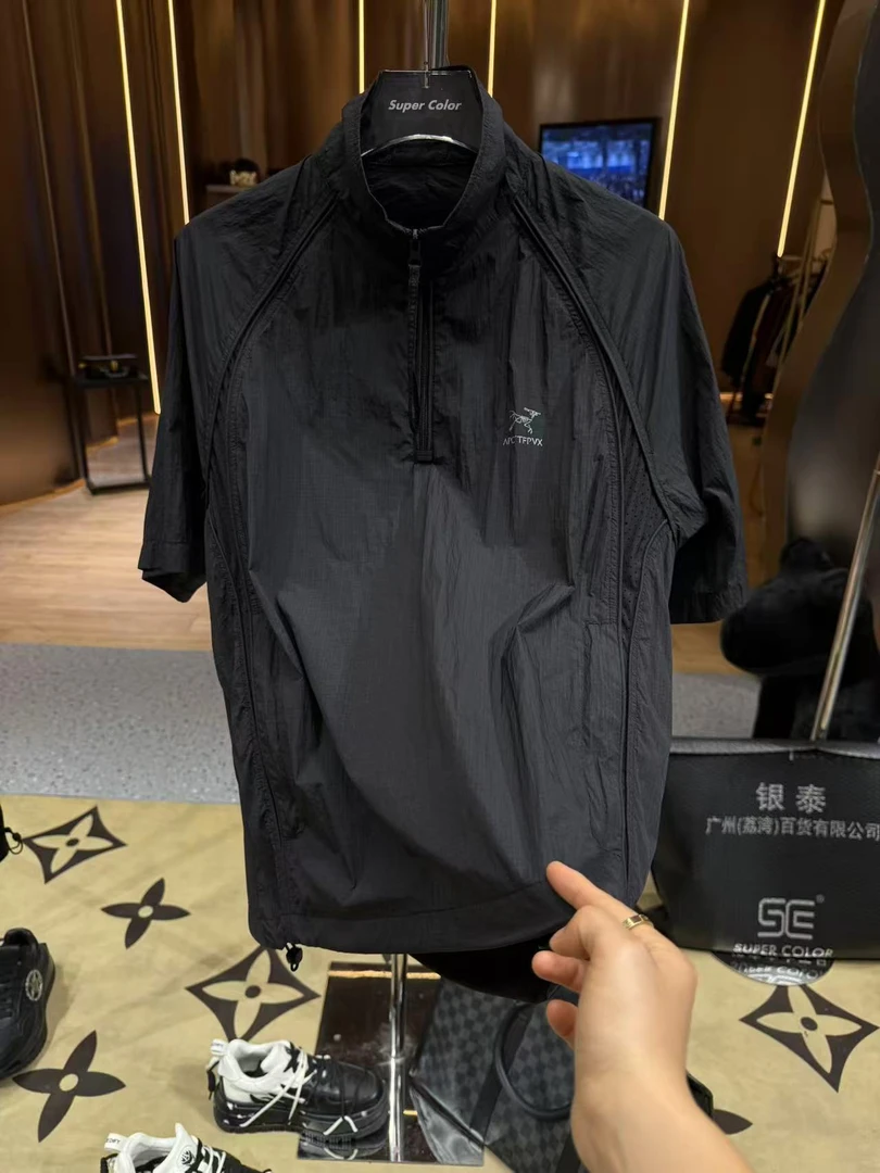 supercolor【黑武士防晒短袖】25ss//夏季男女款百搭透气网孔短袖 6