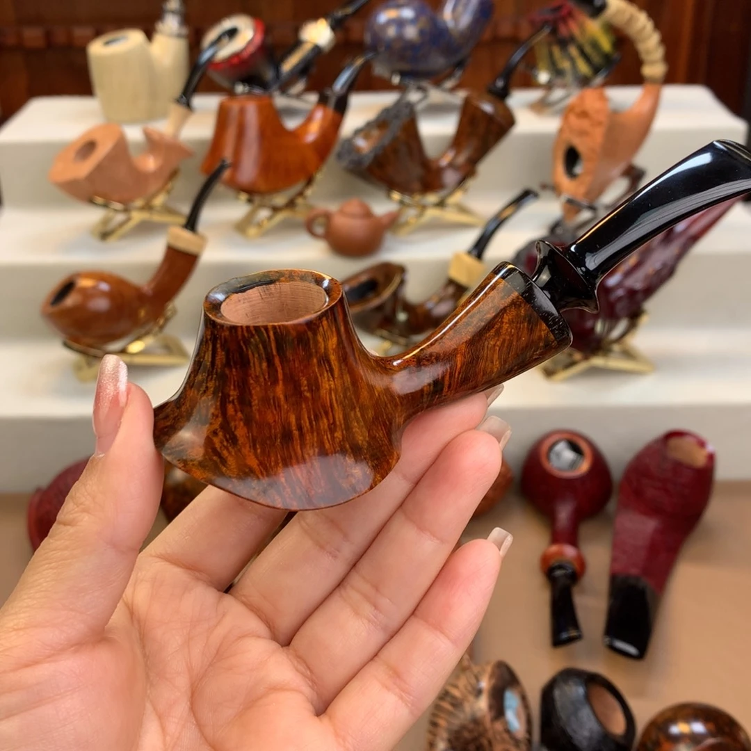 软***妹高品质石楠木烟斗