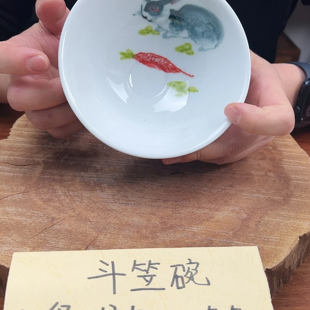 瓷片景德镇陶瓷手工手绘制作