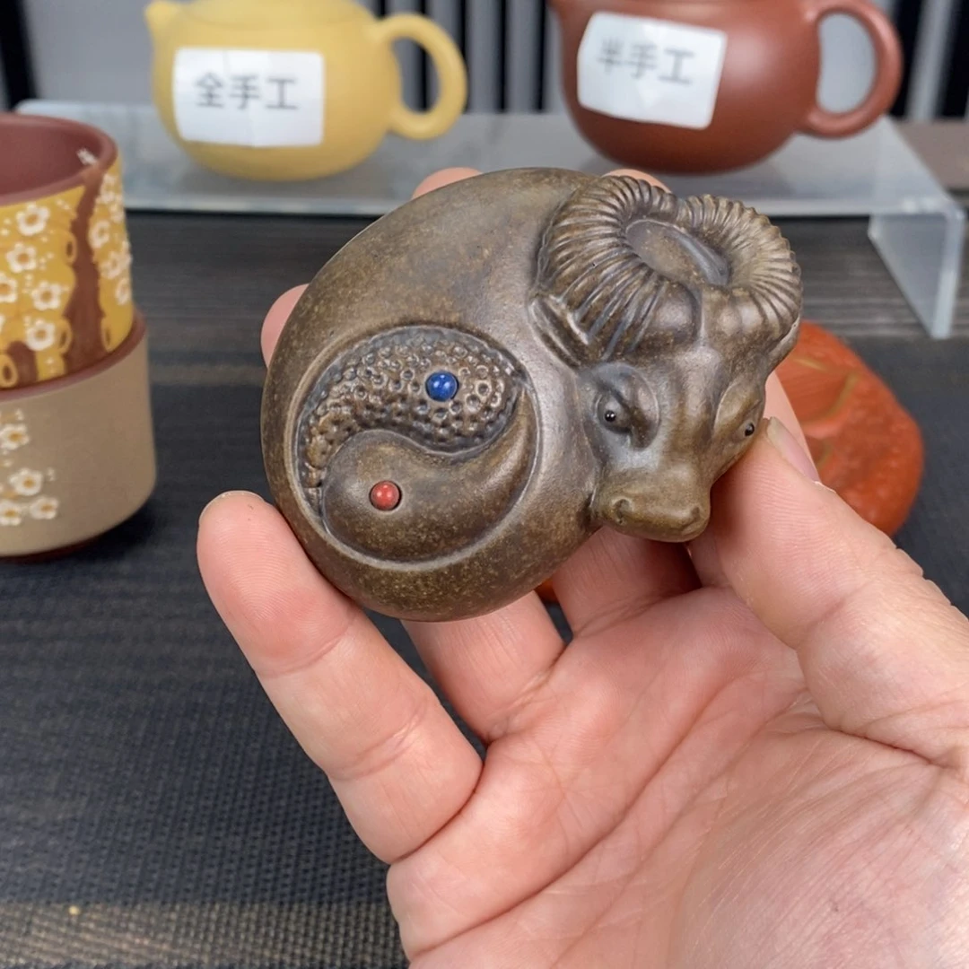 茶壶紫砂扭转乾坤茶宠