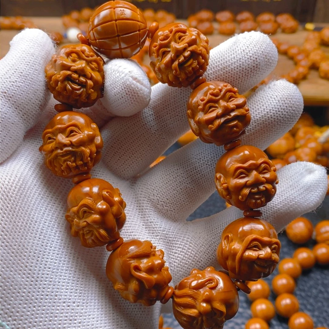 手串/手链橄榄核许忠英21欢喜十八罗汉（代表作）