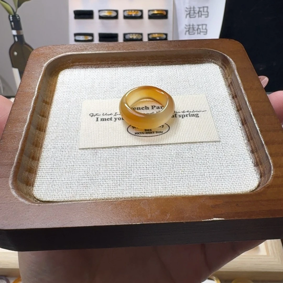 未镶嵌戒指玛瑙/玉髓815港12