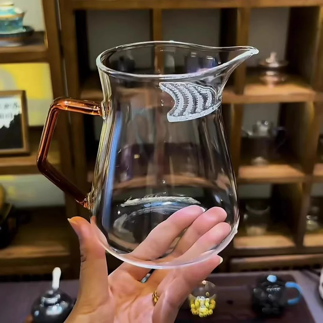 玻璃茶壶耐高温茶水分离泡茶壶家用月牙过滤壶单壶加厚绿茶泡茶器