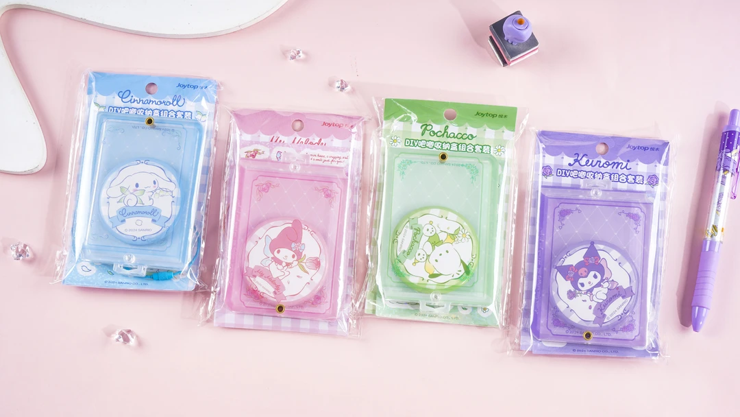 joytop/悦木三丽鸥可爱少女心日系ins风卡通咕卡徽章正版吧唧谷子