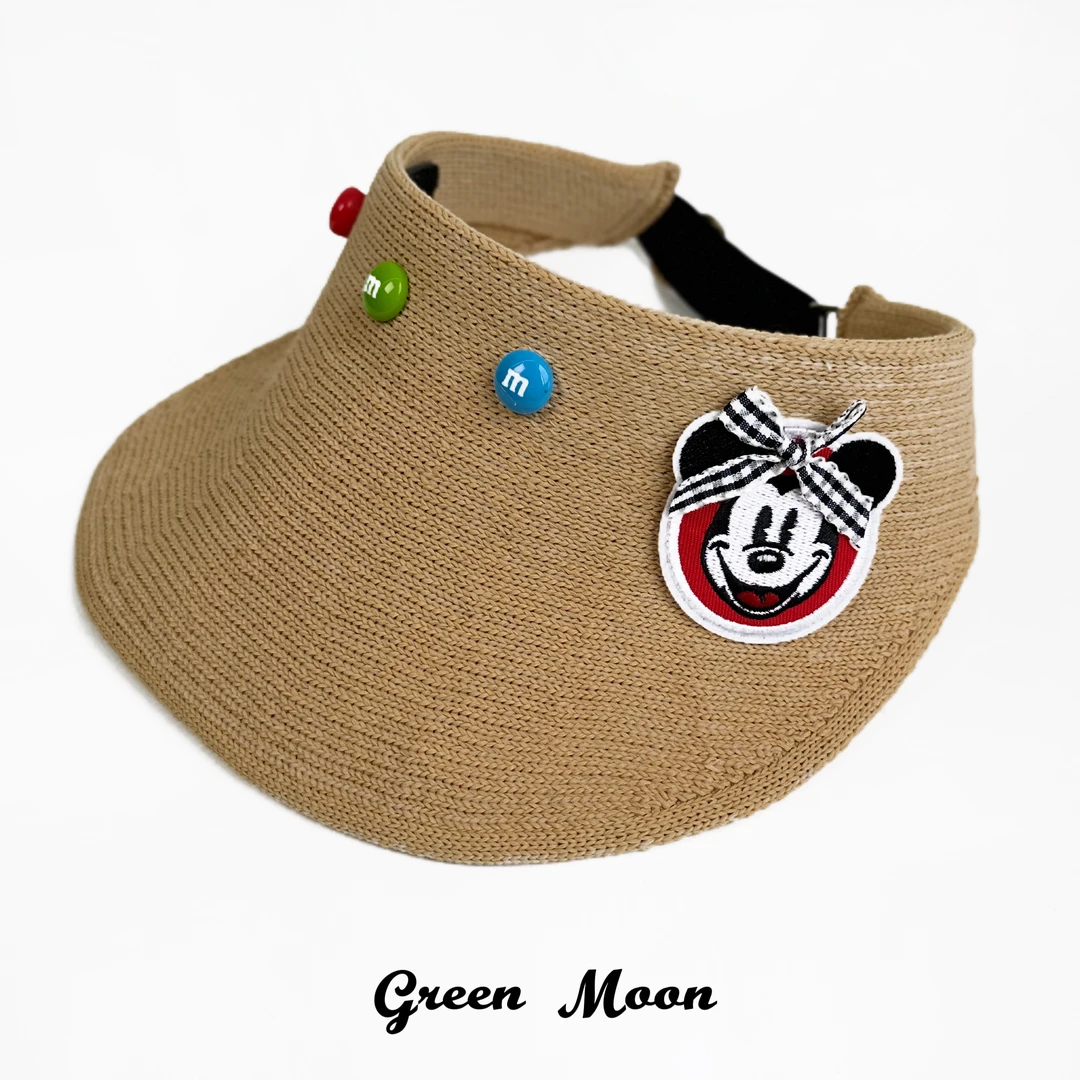 【冰汽霓虹】甜酷辣妹夏天草编帽子原创夏季