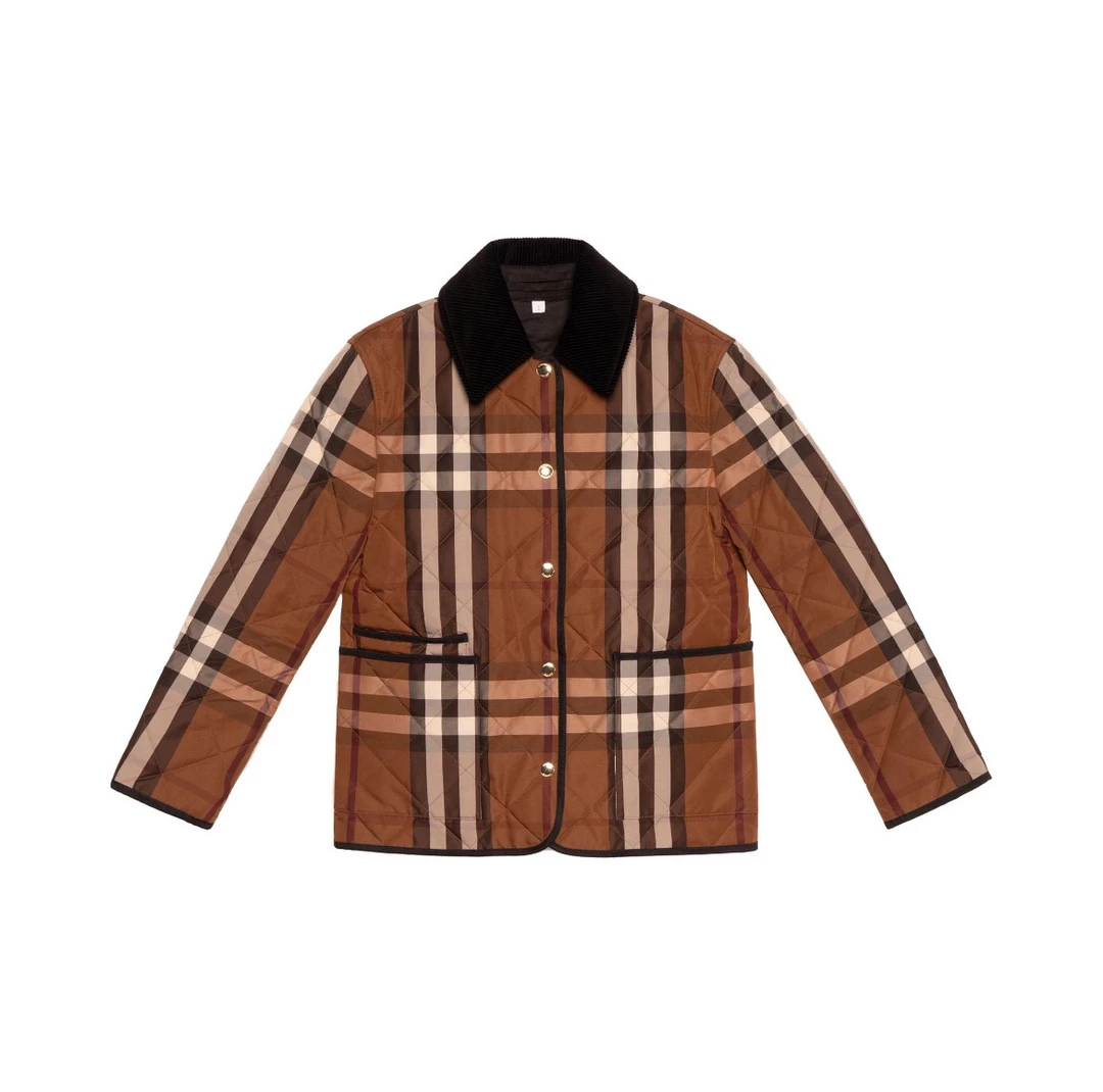 99新 BURBERRY/博柏利 CZF0443/Burberry/经典格纹棉衣/尺码XS