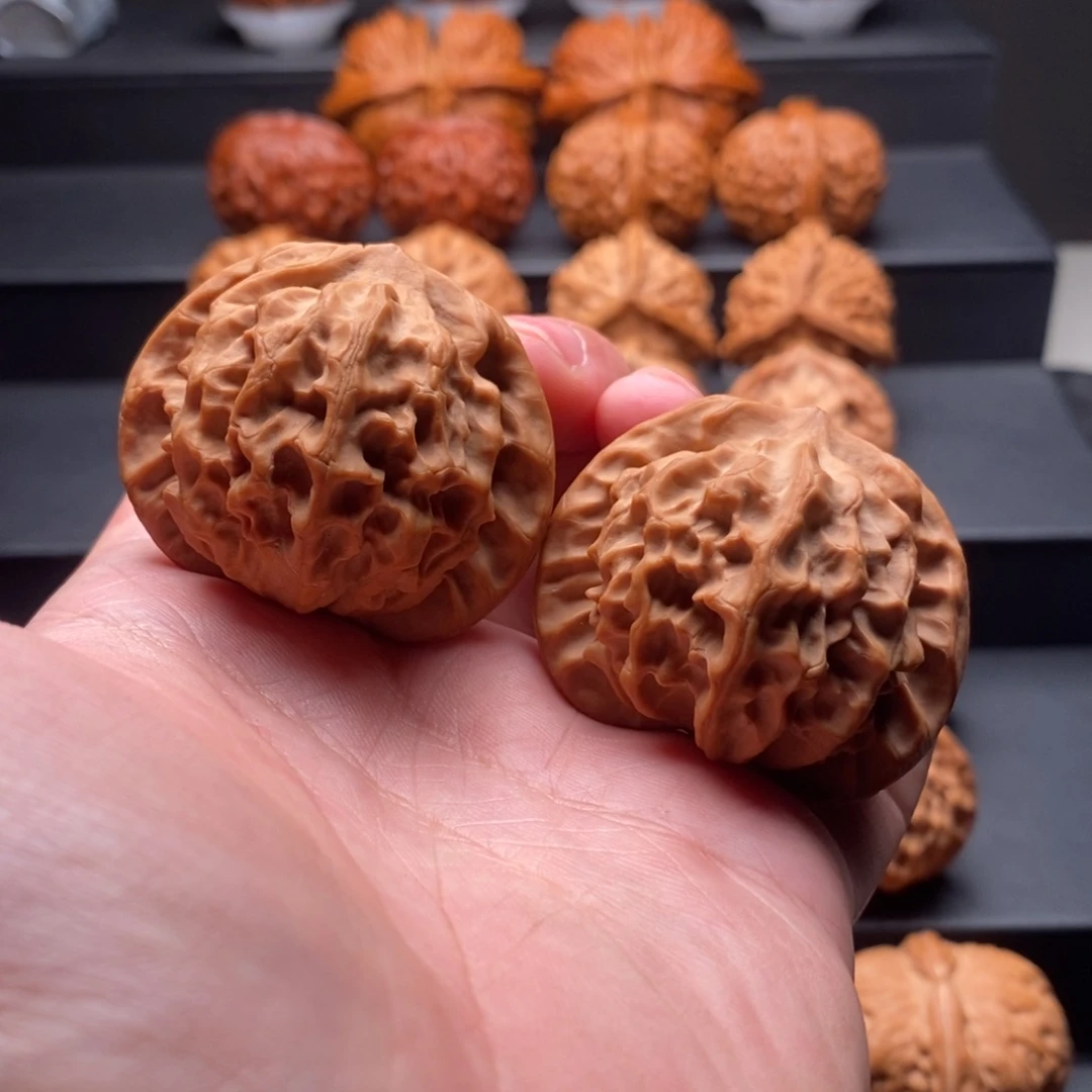 把件文玩核桃45尺野生龙鳞