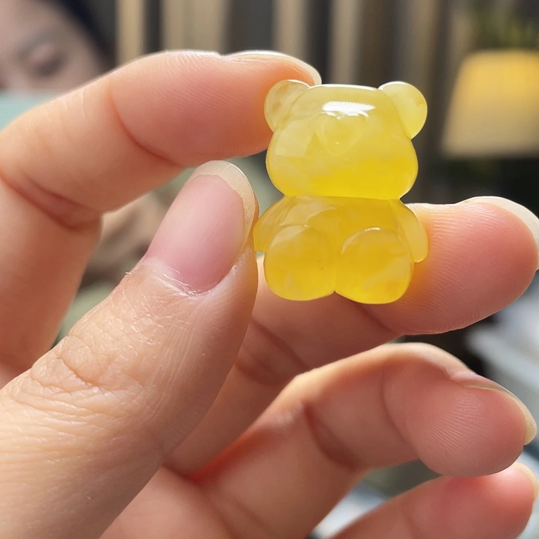 蜜蜡未镶嵌裸石吊坠