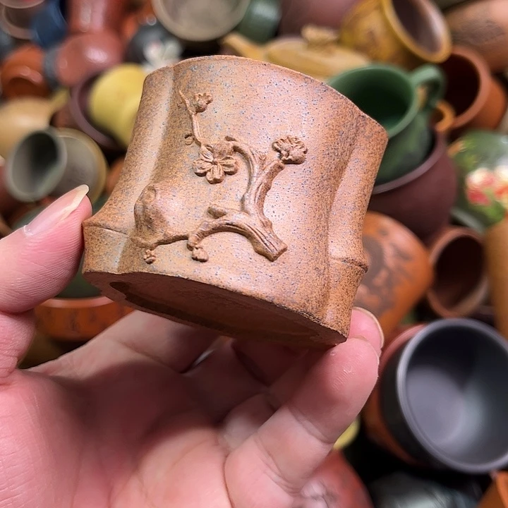 紫砂茶杯全手工紫砂主人杯