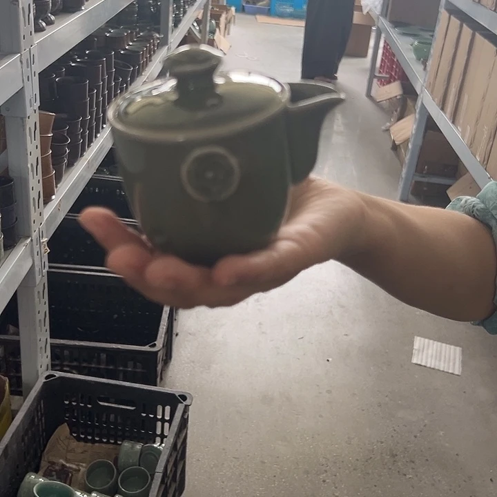 龙泉云间青瓷小米茶器