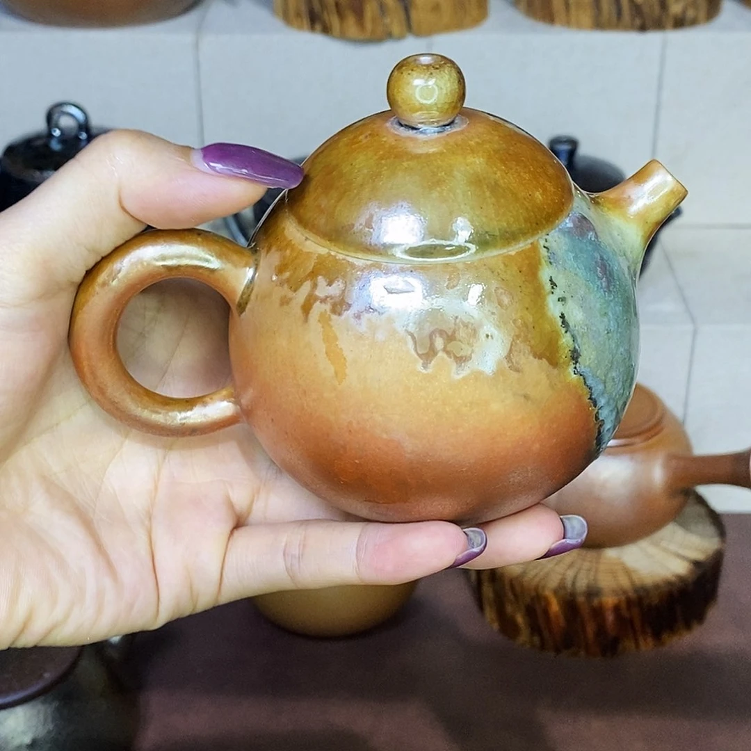 0***煒云南建水紫陶柴烧壶