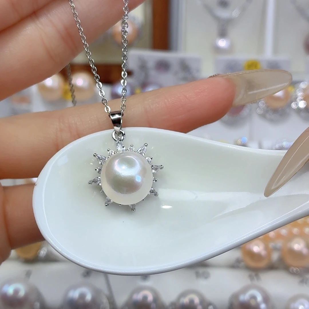 淡水珍珠合金颈饰F