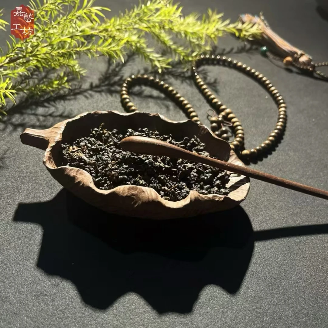 茶则+茶拨  乌木红椿/麻柳 （直播间拍为准）