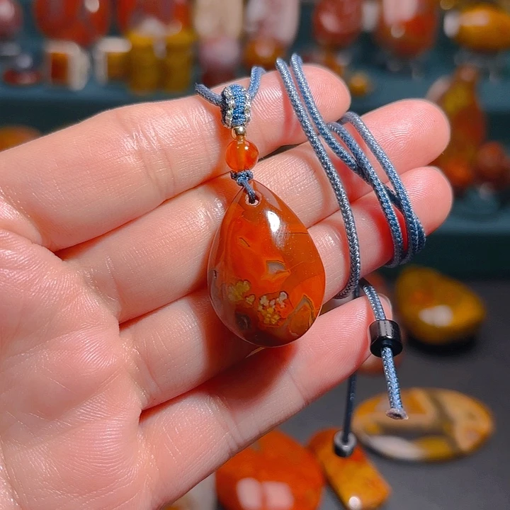玛瑙/玉髓吊坠(不含链)未镶嵌我**阳