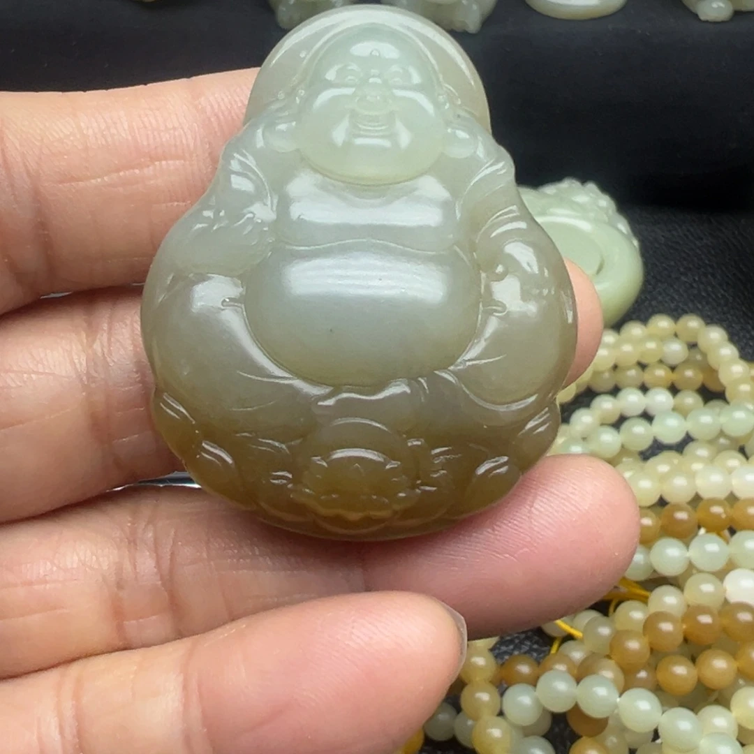 和田玉（糖玉）未镶嵌吊坠(不含链)