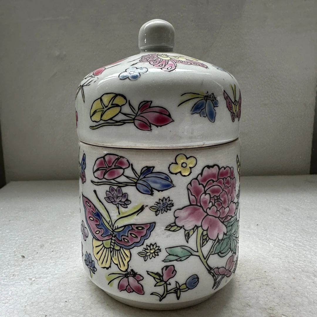 万花温酒器景德镇高温手绘陶瓷