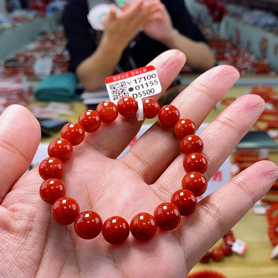 南红玛瑙10mm（多样性发一）典藏未镶嵌