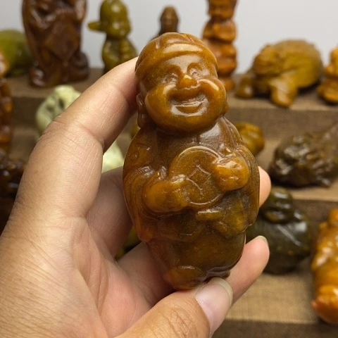 蛇纹石玉未镶嵌颈饰15