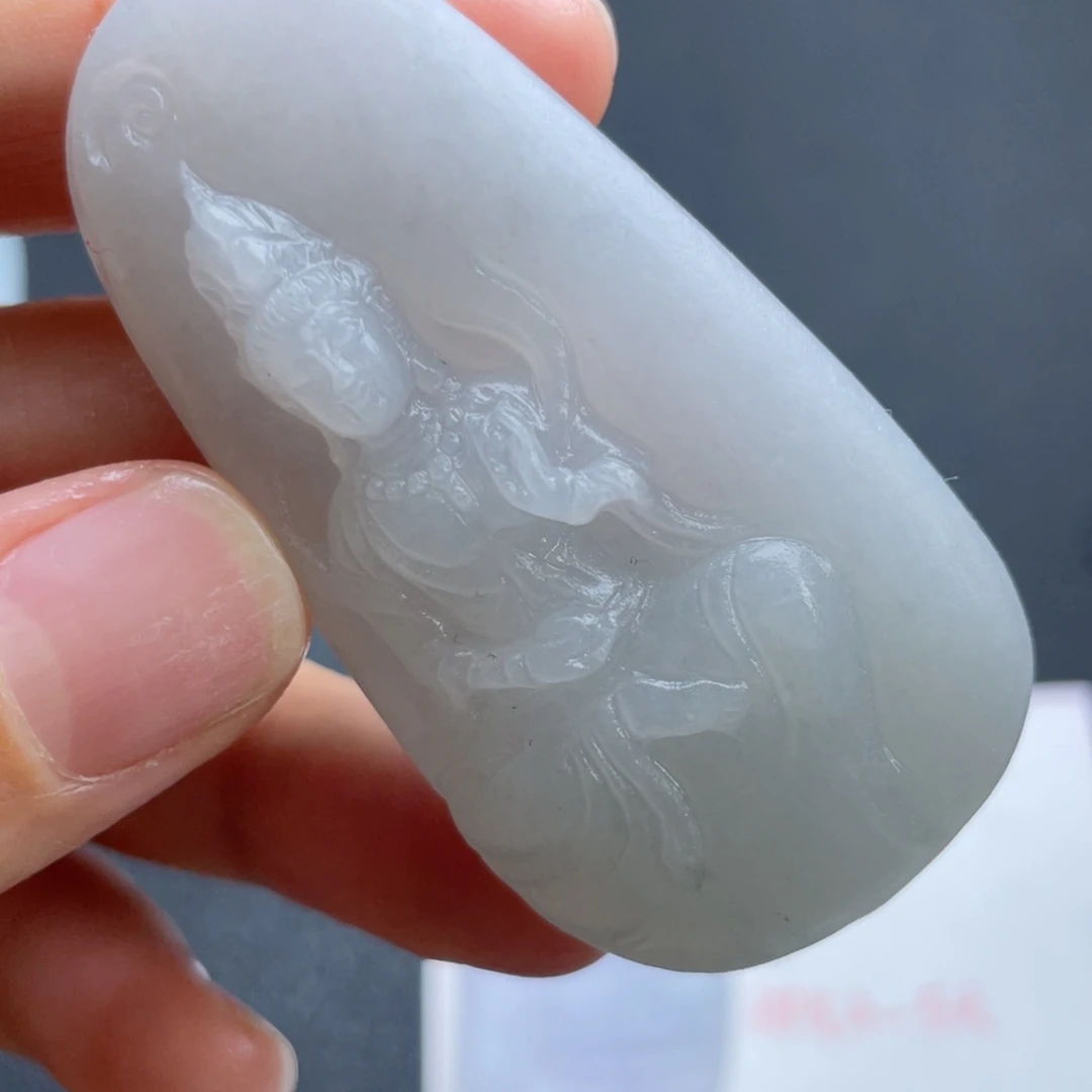 定制翡翠未镶嵌翡翠吊坠