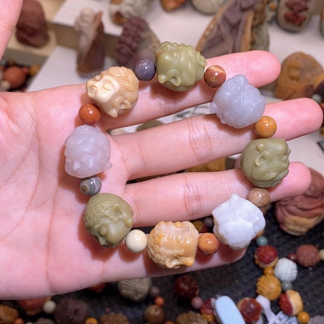 石英质玉（阿拉善玉）未镶嵌手链