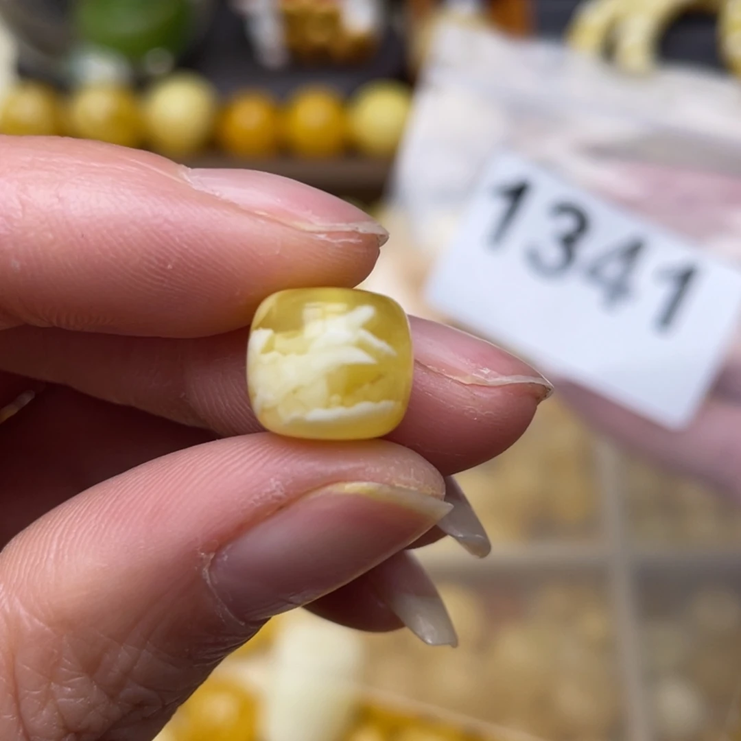 蜜蜡珠宝奇石未镶嵌粉11
