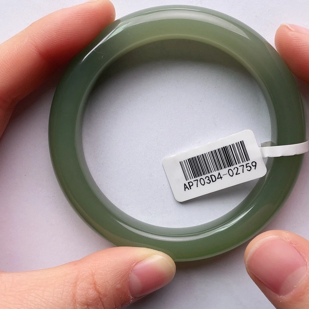 和田玉未镶嵌手镯59