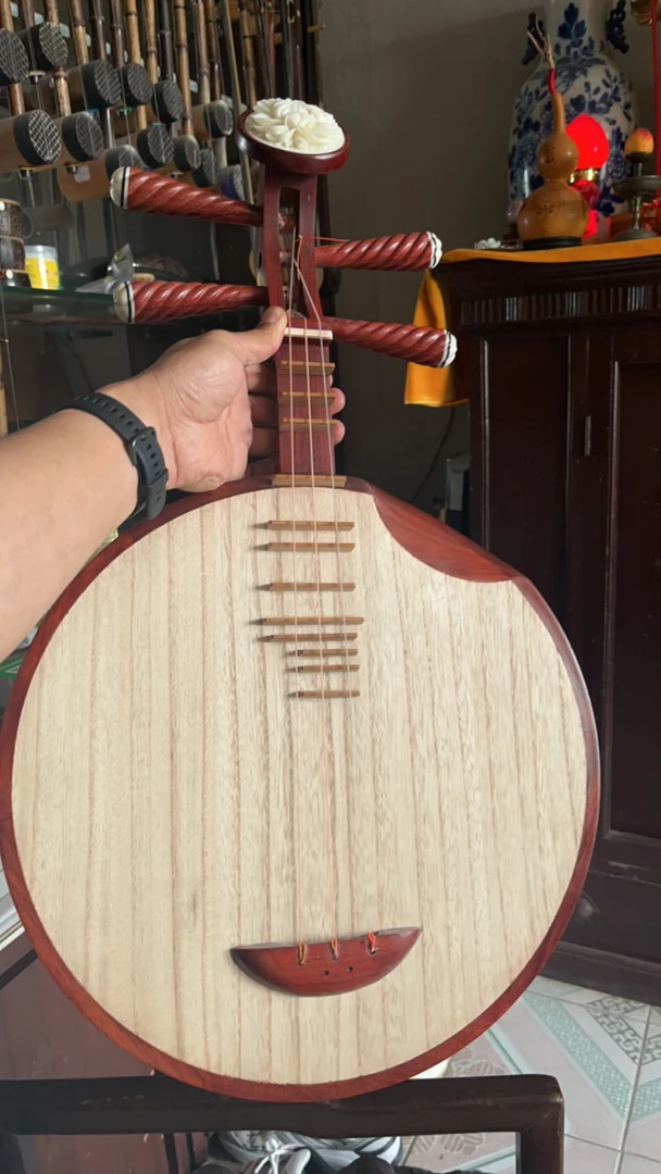 京剧月琴乐器月琴月琴乐器专业演奏实物以视频展示为准一把一试音