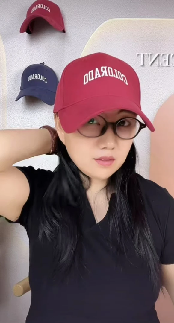 潮流休闲情侣户外时尚百搭帽子水洗刺绣加大帽檐大脸可戴棒球帽