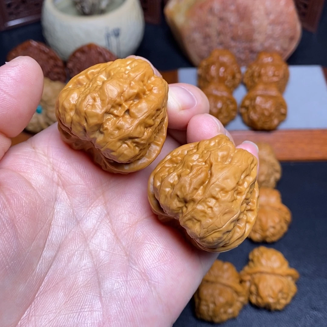 把件文玩核桃37蛤蟆头