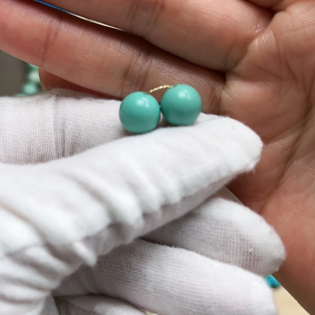 绿松石圆珠未镶嵌