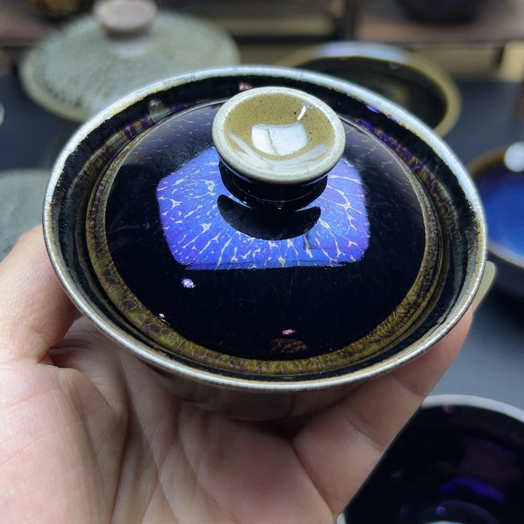 【闪购商品】茶盏感**下建窑建盏主人杯