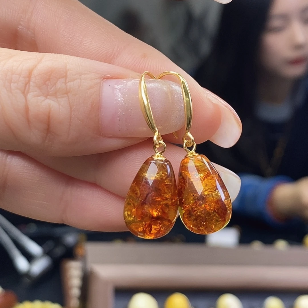 琥珀未镶嵌裸石成品