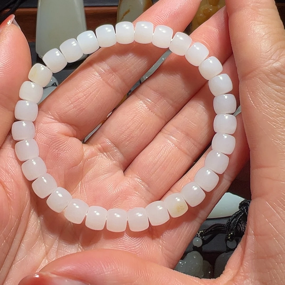 和田玉未镶嵌手串