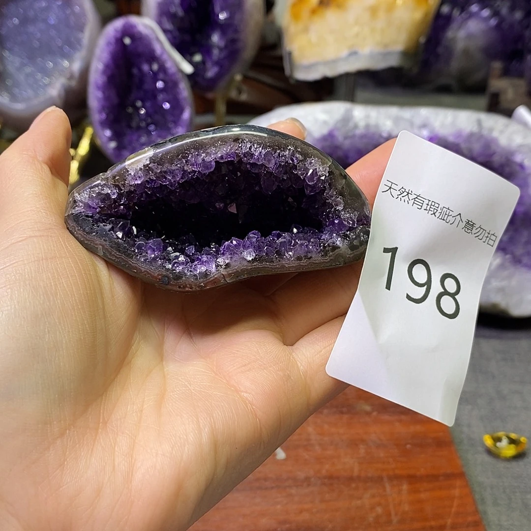 紫晶珠宝半成品未镶嵌