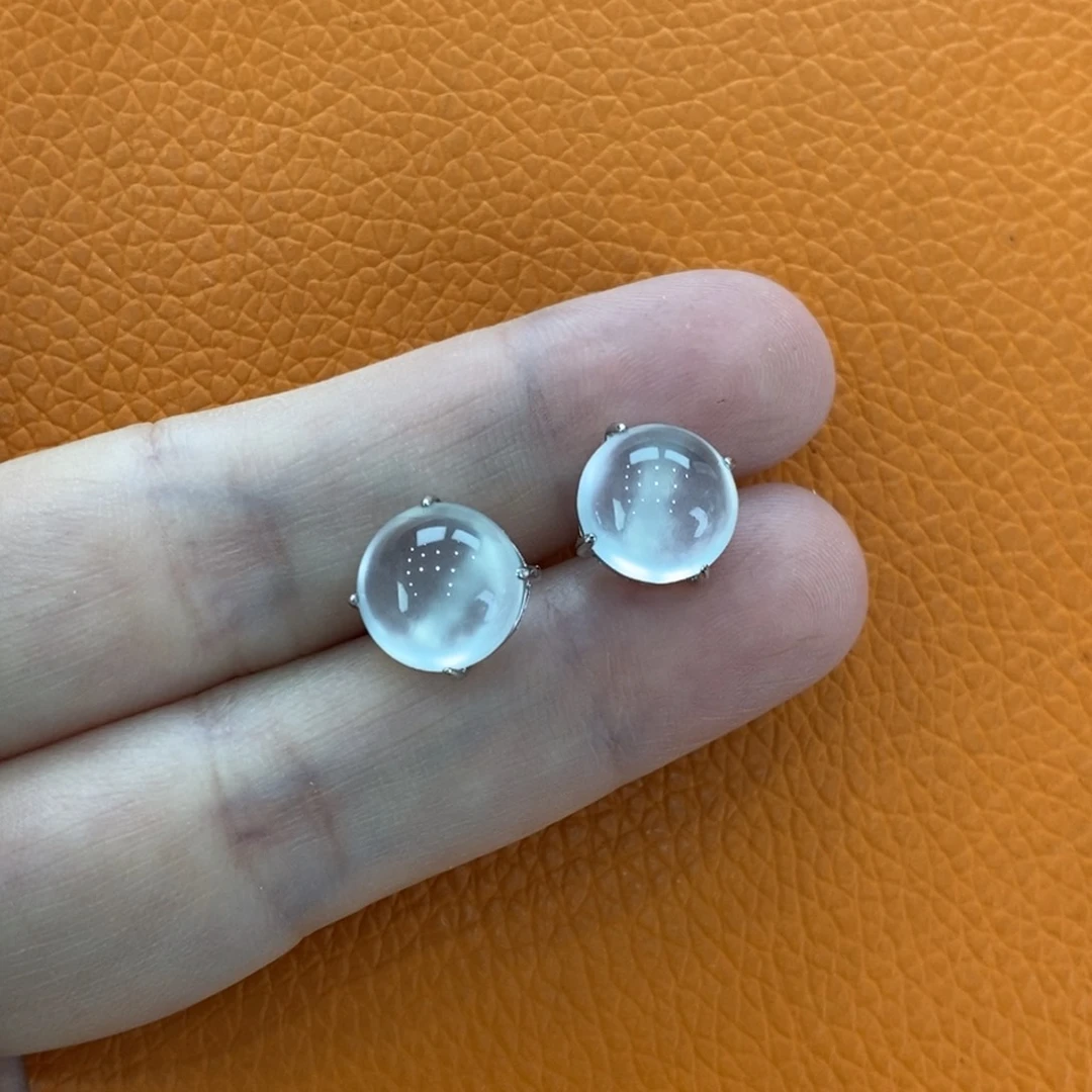 石英质玉吊坠(赠链)银S925镶嵌