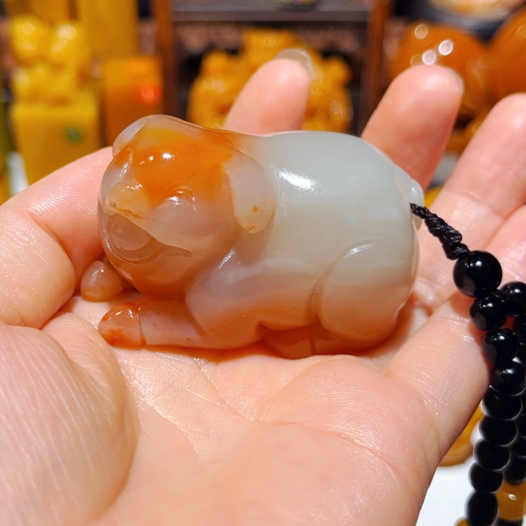 寿山石黑*石雕石雕石雕