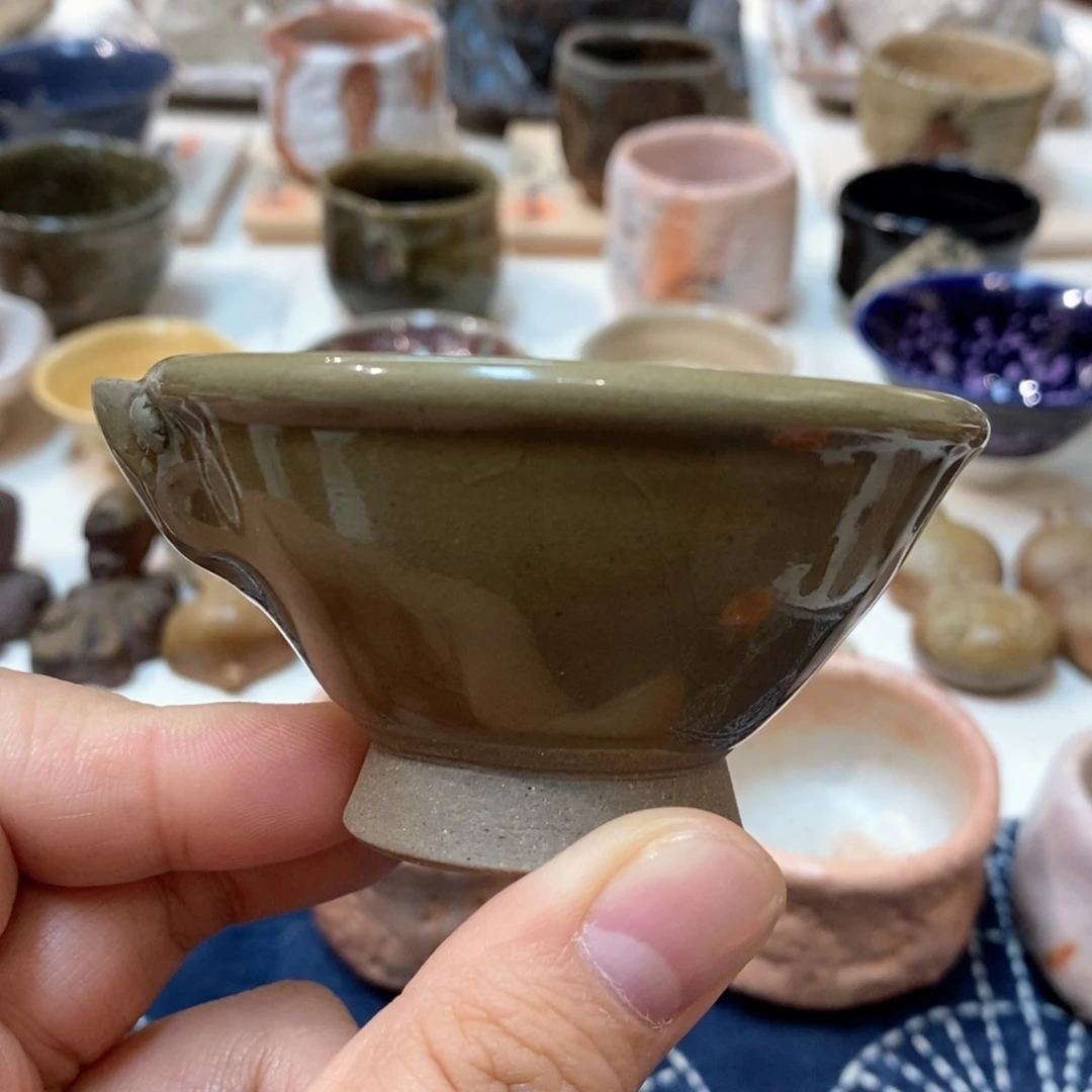 柴烧侘寂粗陶茶具