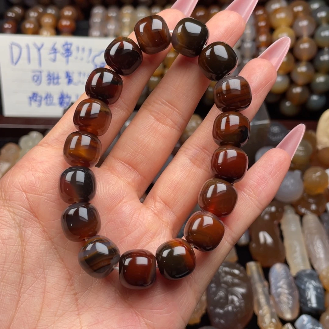 玛瑙/玉髓未镶嵌手链