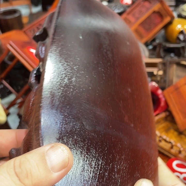 琉璃手工艺品红木底座工艺品22