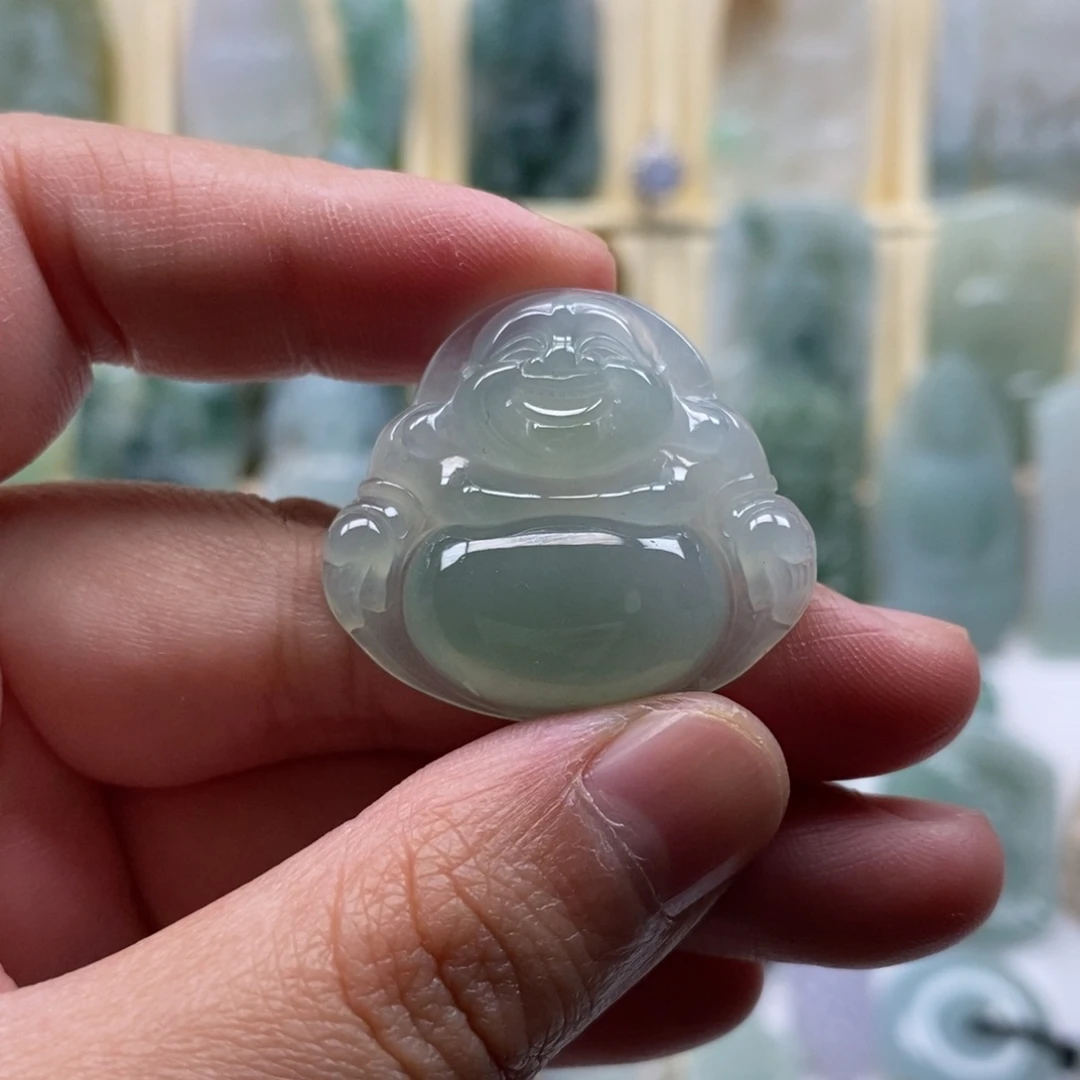 颈饰未镶嵌翡翠佛公