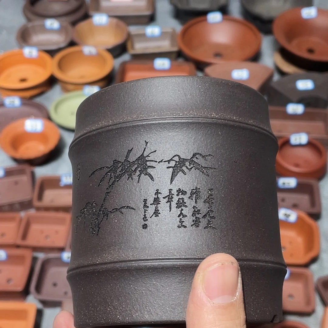 紫砂紫砂小盆8.5*9.5