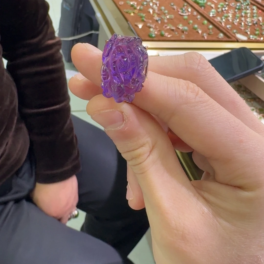 颈饰银S925镶嵌紫晶