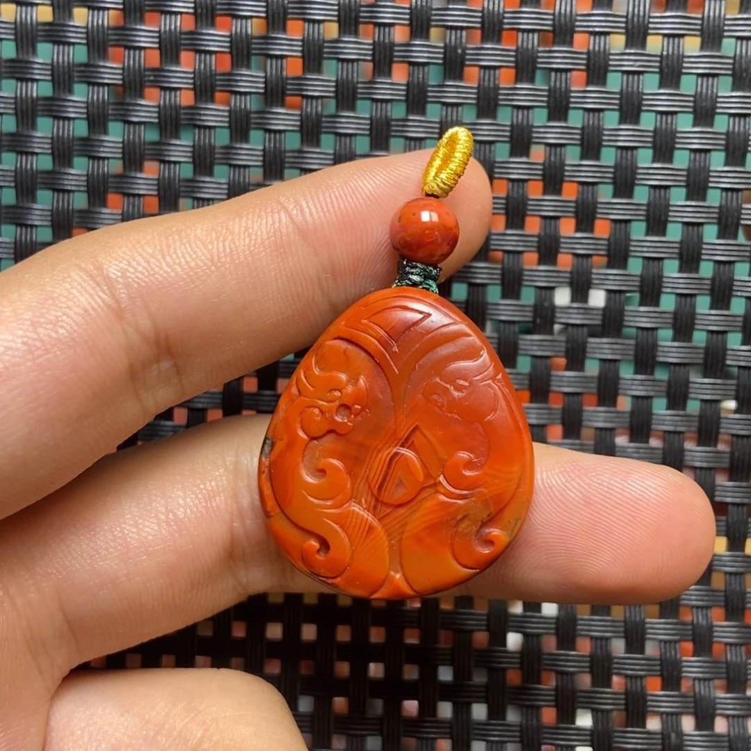 吊坠(不含链)未镶嵌南红玛瑙