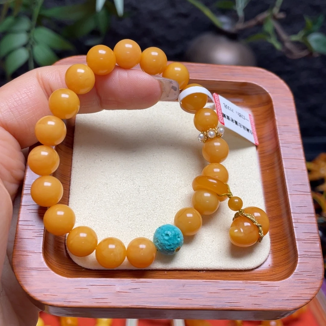 蜜蜡未镶嵌手链手串