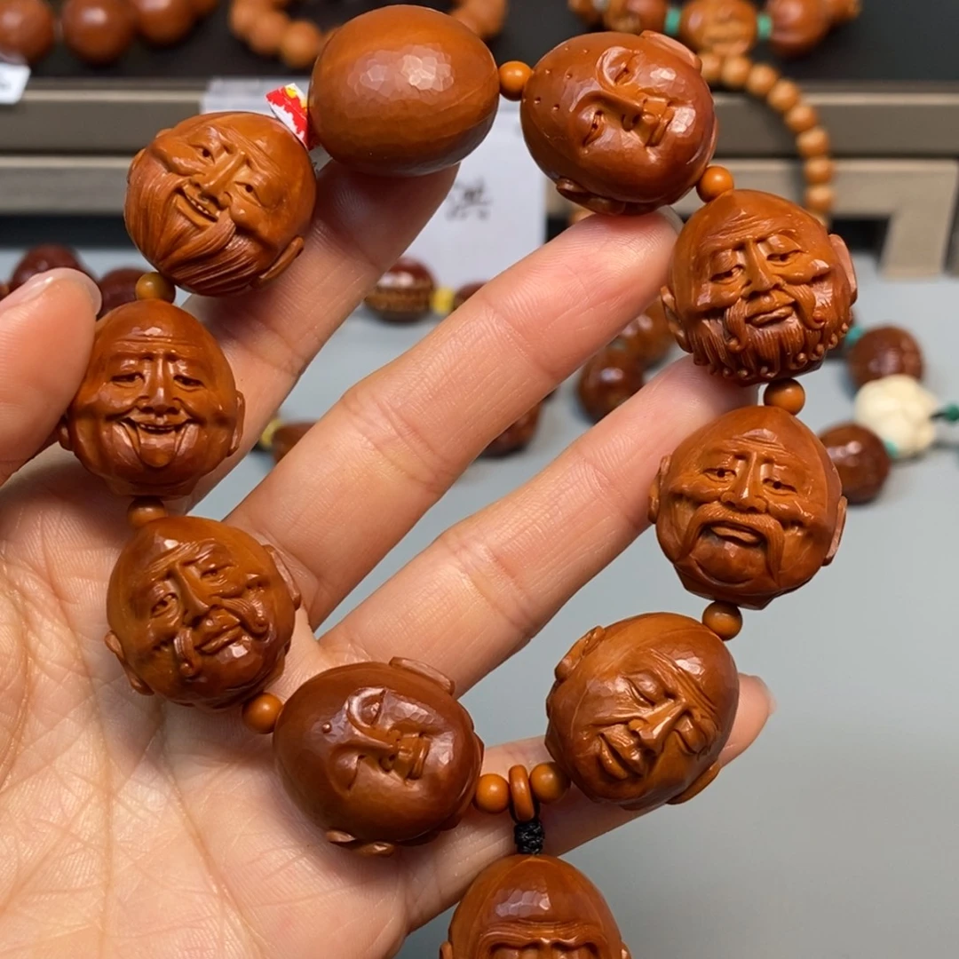橄榄核手串/手链2.1黄华十八罗汉